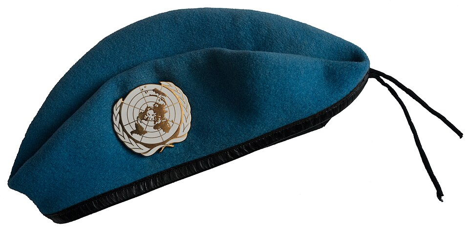 Source photo: Blue beret