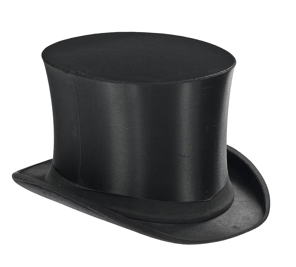 Source photo: Black top hat
