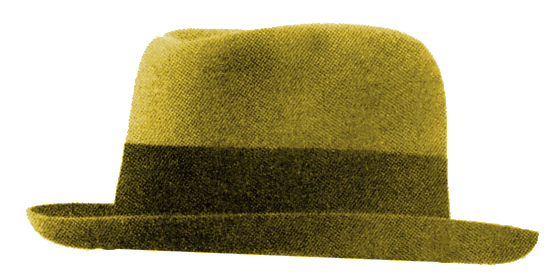 Source photo: Golden felt hat